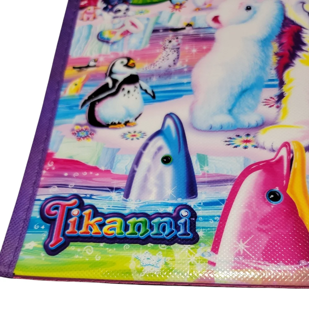 LISA FRANK Tikanni Trifold Portfolio Binder Carrying Case